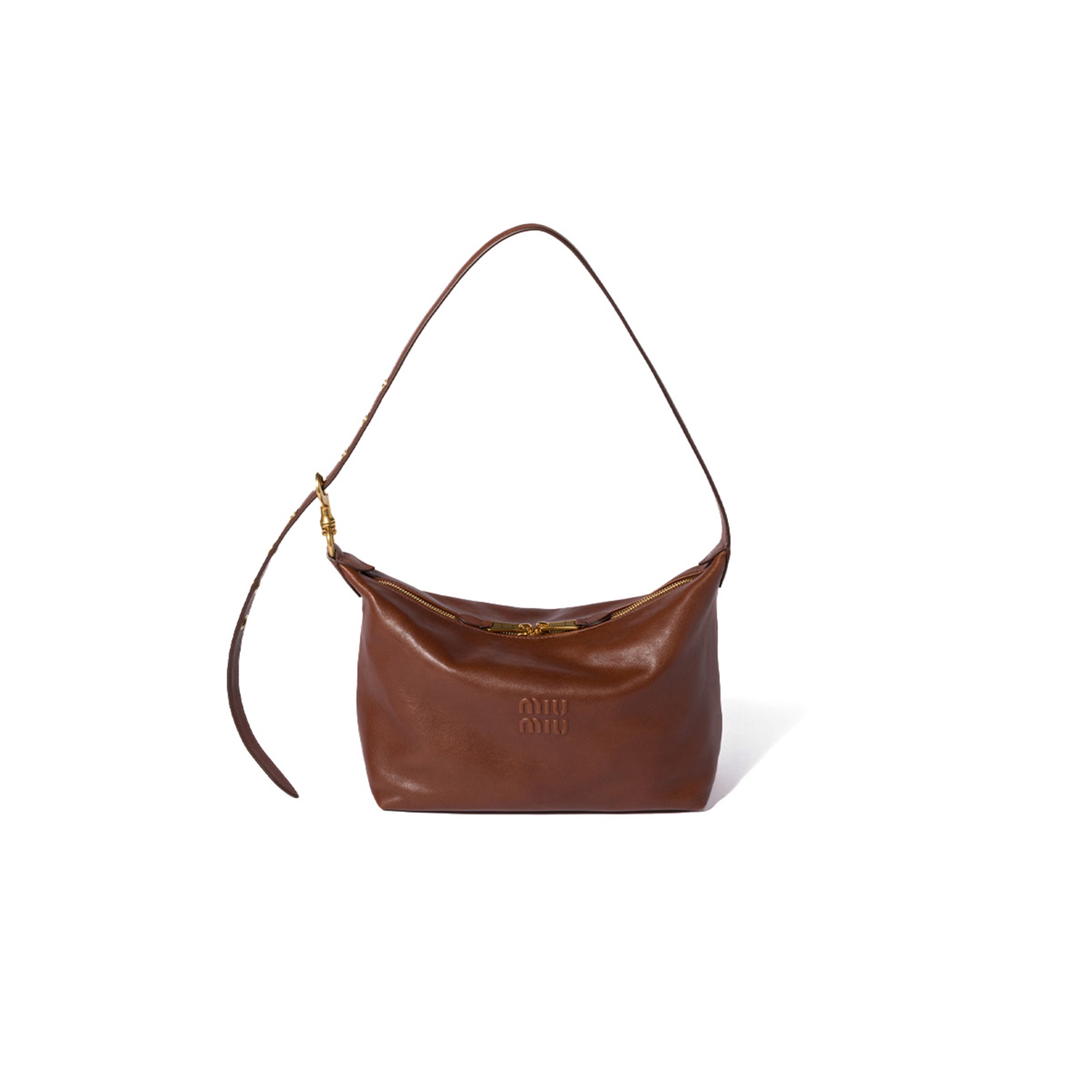 MIU MIU SPIRIT NAPPA SOFT LEATHER HANDBAG 5BC217 (28*21.5*13cm)